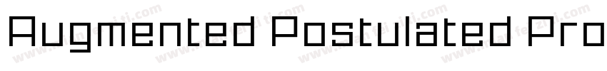 Augmented Postulated Proto Alphabet字体转换